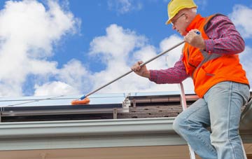 Wattisfield soft wash roof cleaning